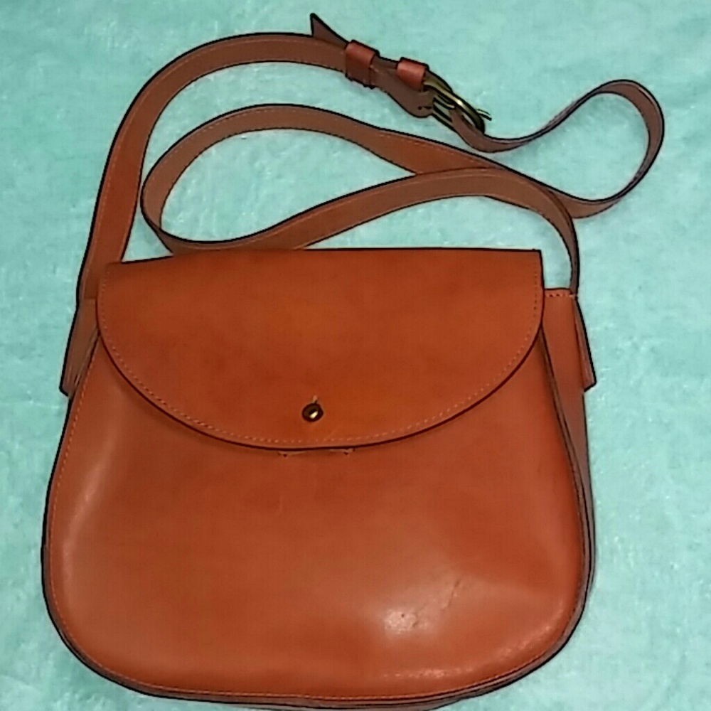 Madewell Leather Saddle Bag